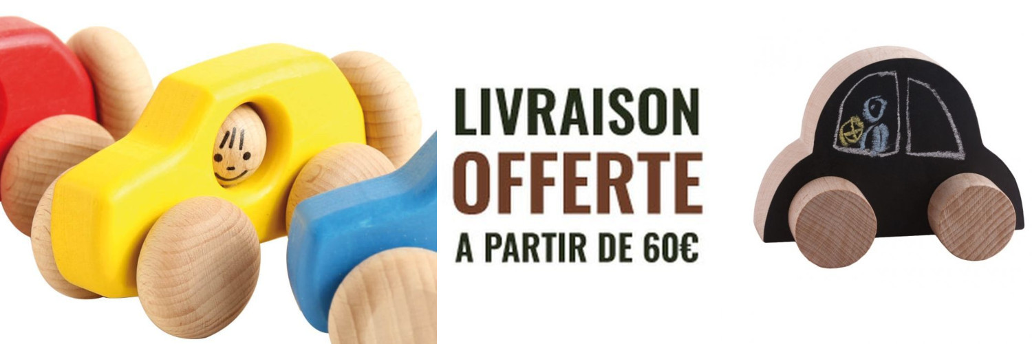 Livraison offerte aà partir de 60€ de commande